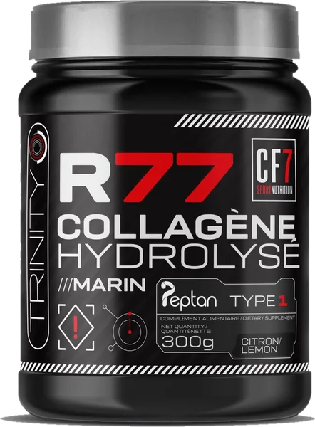 Pot R77 Collagène marin 300 g, CF7 Sport Nutrition
